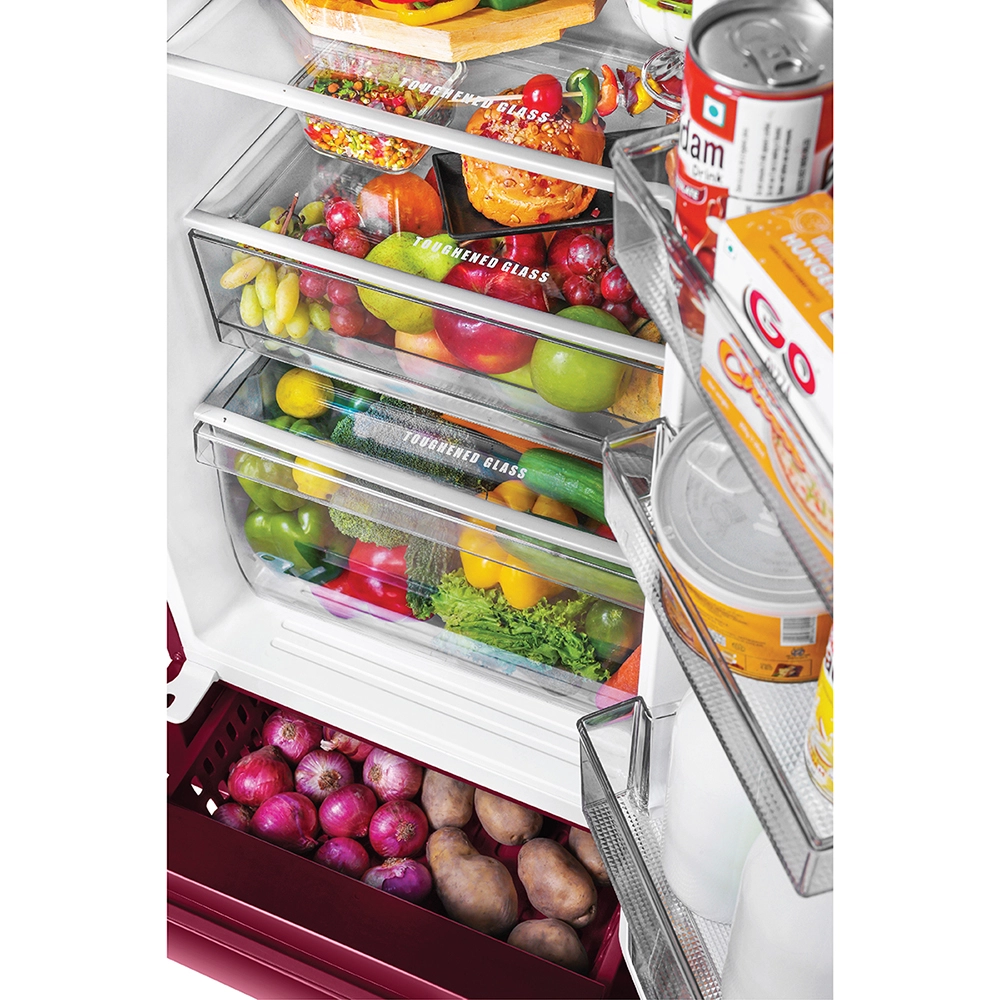 Haier 190L 3 Star Direct Cool Single Door Refrigerator with Toughened Glass Shelf - HRD-2103CRD-P